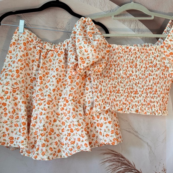 Floral skort/crop set XL - Picture 1 of 6